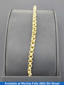 Bracelet - Yellow Gold 10k (.417) 7.8 grams 8 inch