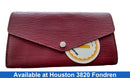 Louis Vutton Sarah Epi Leather Red Wallet