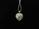 Diamond Pendant - White Gold 14k (.585) 6.7 grams