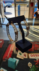 Bangle Earring Yellow Gold 10k (.417) 14.7 grams