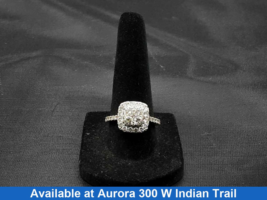 Women's Ring - White Gold 14k (.585) 4.1 grams Size 8