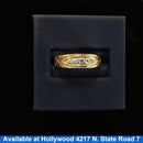 Ring - Wedding Band - Yellow Gold 14k (.585) 3 grams Size 8