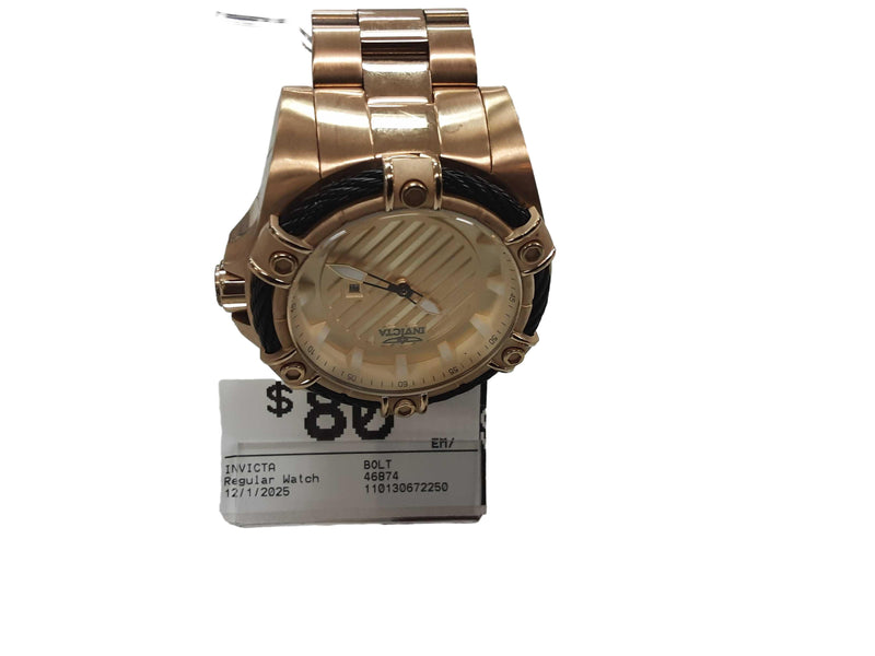 Invicta Bolt Gold Regular Watch