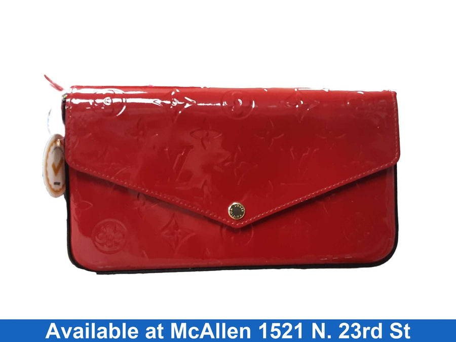 Louis Vuitton Felicie Pochette Red Purse / Handbag