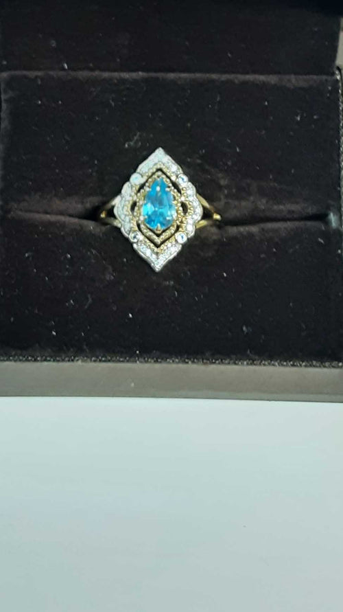 Women's Ring - Yellow Gold 10k (.417) 4.6 grams Size 7