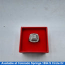 Women's Ring - White Gold 14k (.585) 5.2 grams Size 20