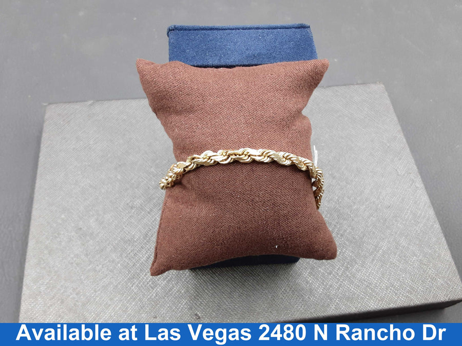 Rope Bracelet - Yellow Gold 14k (.585) 13.6 grams 10 inch