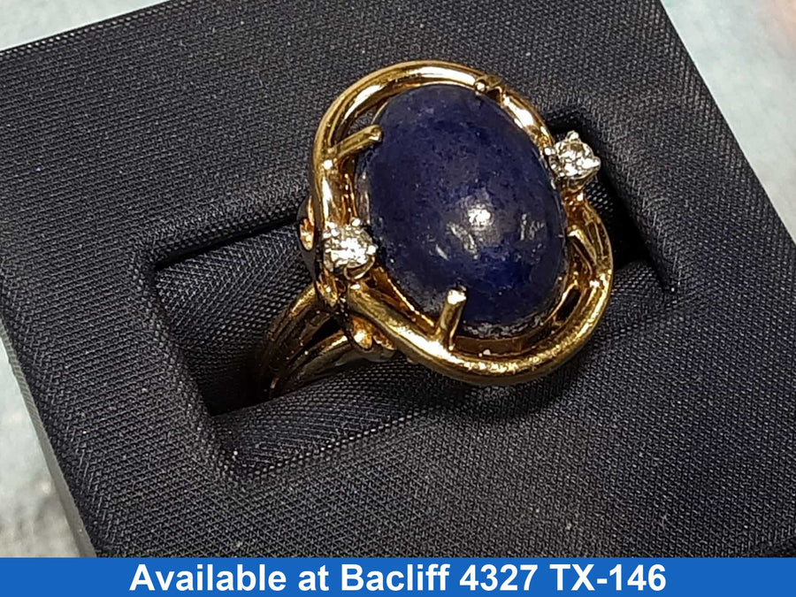 Women's Ring - Yellow Gold 14k (.585) 6.9 grams Size 6.5