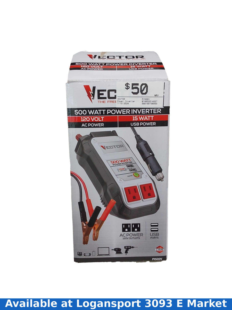 Vector Pi500v Black Power Inverter