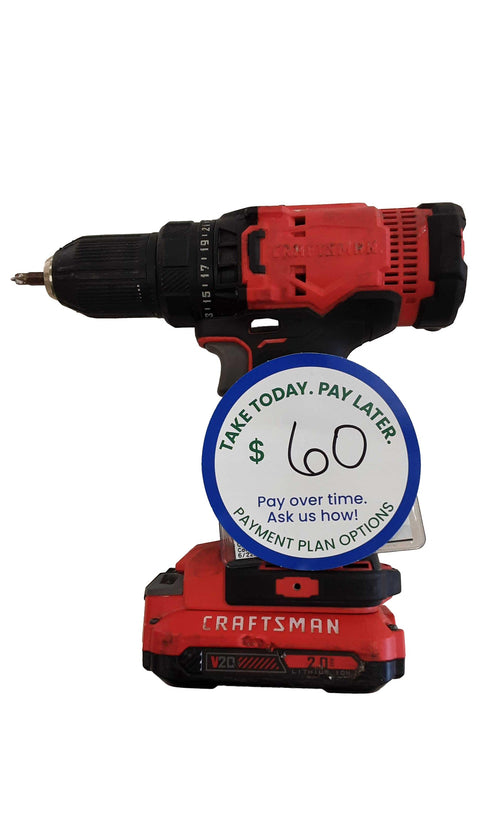 Craftsman Cmcd700 Red Cordless Standard Drill