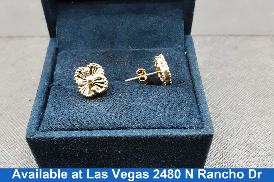 Earrings - Yellow Gold 14k (.585) 2.4 grams