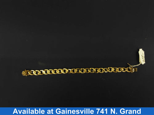 Cuban Link Bracelet - Yellow Gold 14k (.585) 22.8 grams 10 inch
