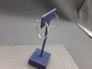 Hoop Earrings - Silver 2.6 grams