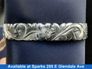 Bangle Bracelet - White Gold 14k (.585) 29.4 grams 4 inch
