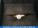 Women's Ring - Solitaire - Yellow Gold 10k (.417) 1.8 grams Size 7.5