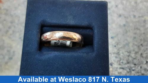 Women's Ring - Yellow Gold 10k (.417) 2.7 grams Size 10.5