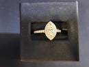 Women's Ring - White Gold 14k (.585) 2.8 grams Size 7.5