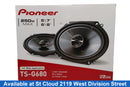 Pioneer Ts-g680 Black Car Stero Speaker