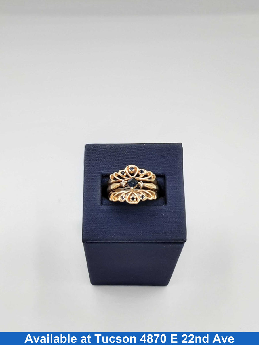 Women's Ring - Yellow Gold 14k (.585) 5.4 grams Size 7