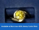 Women's Ring - Solitaire - Yellow Gold 18k (.750) 2.7 grams Size 20