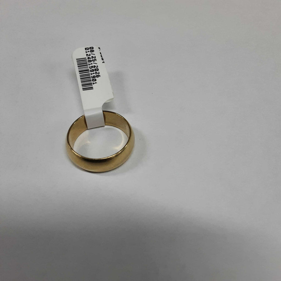 Ring - Wedding Band - Yellow Gold 14k (.585) 4.8 grams Size 5.5