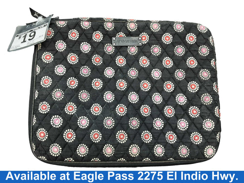 Vera Bradley Laptop Case Black Purse / Handbag