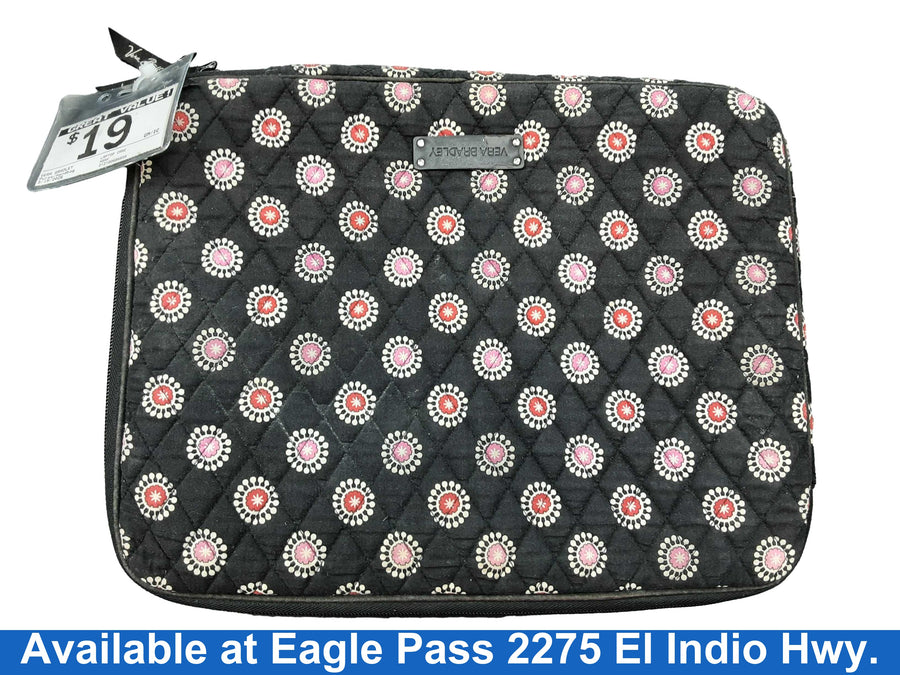 Vera Bradley Laptop Case Black Purse / Handbag