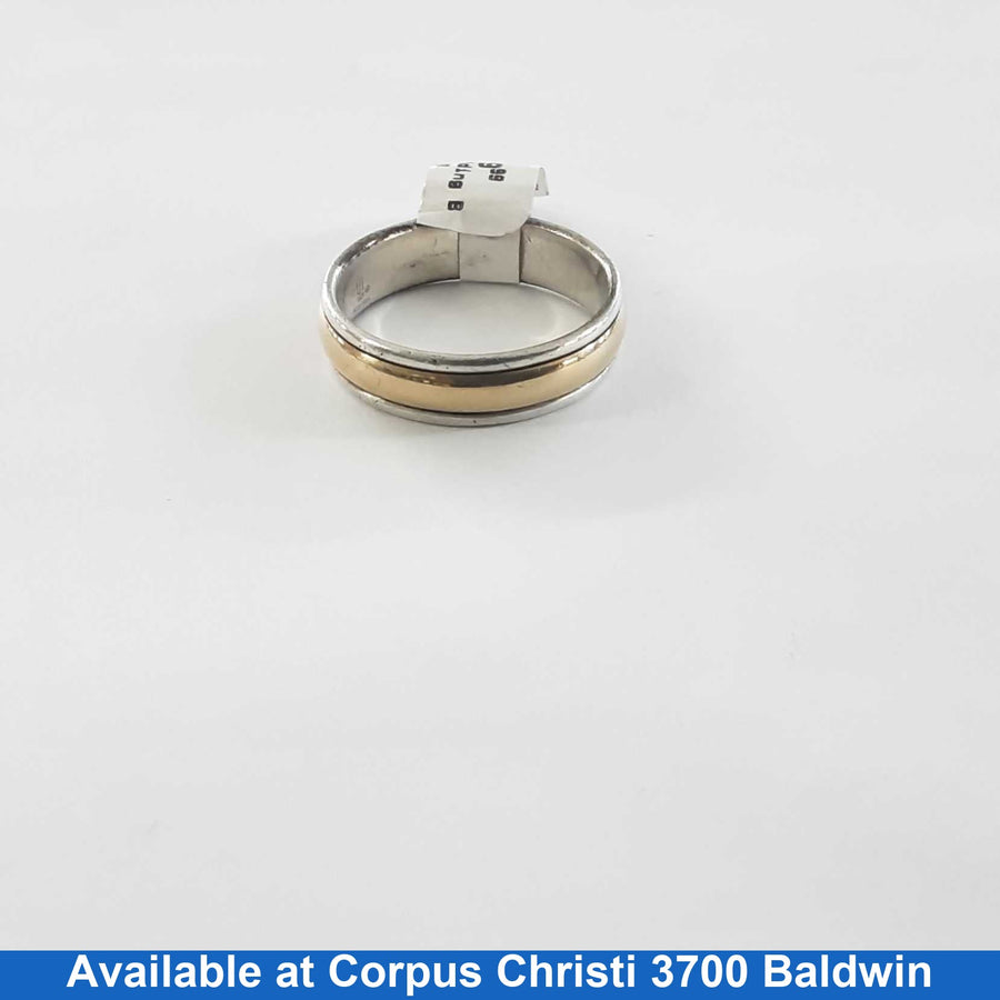 Ring - Wedding Band - Silver 7.3 grams Size 7