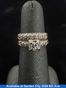 Ring - Wedding Set - Yellow Gold 14k (.585) 6.3 grams Size 6