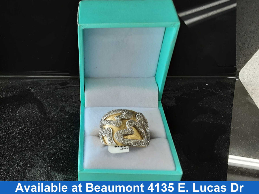 Women's Ring - Yellow Gold 14k (.585) 10.3 grams Size 9