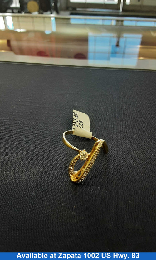Women's Ring - Yellow Gold 14k (.585) 2.9 grams Size 20