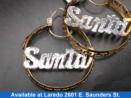 Hoop Earrings - Yellow Gold 10k (.417) 11.5 grams