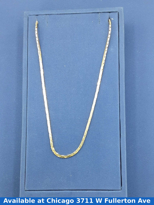 Fox Tail Chain - Yellow Gold 10k (.417) 11.4 grams 20 inch