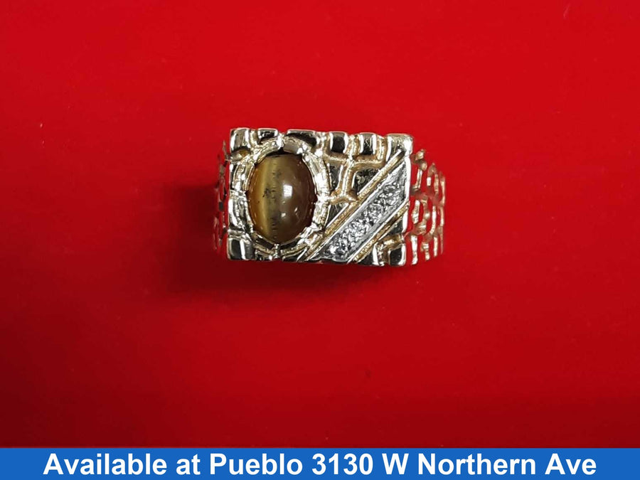 Men's Ring - Yellow Gold 14k (.585) 8.3 grams Size 9