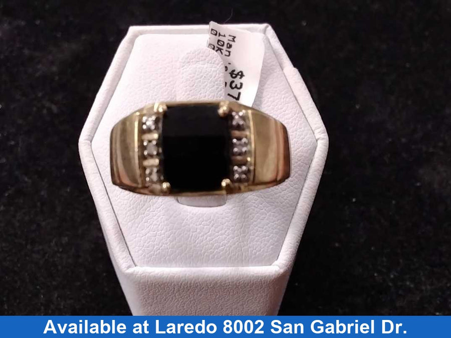 Men's Ring - Yellow Gold 10k (.417) 3.6 grams Size 10