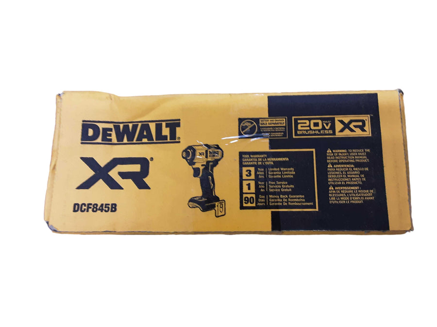 Dewalt Dcf845b Yellow Cordless Impact Drill