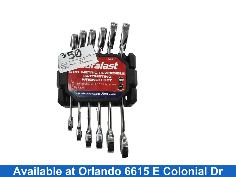 Duralast 64-110 Silver Metric Hand Wrench