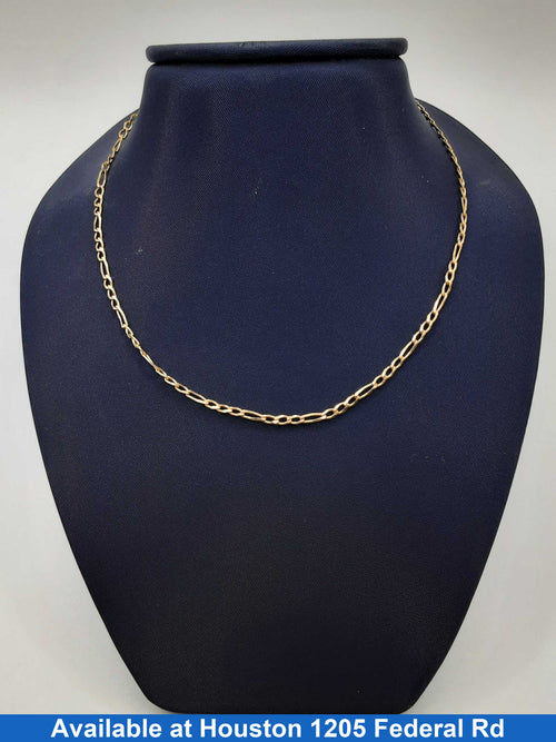 Cuban Link Chain - Yellow Gold 14k (.585) 2.8 grams 16 inch