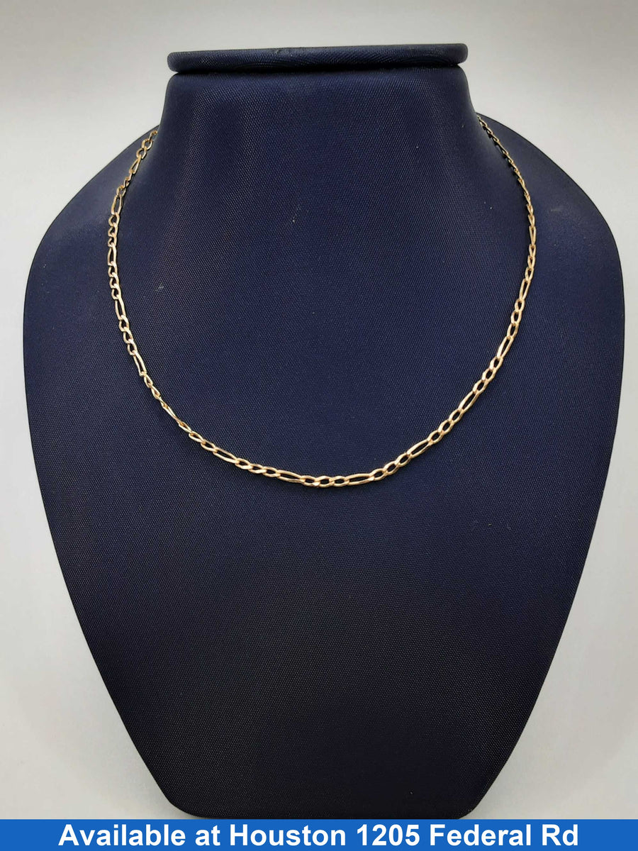 Cuban Link Chain - Yellow Gold 14k (.585) 2.8 grams 16 inch
