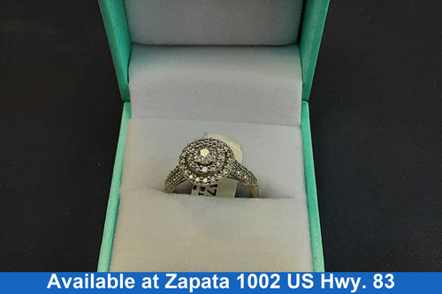 Women's Ring - White Gold 10k (.417) 2.5 grams Size 20