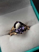 Women's Ring - Solitaire - Yellow Gold 10k (.417) 2.6 grams Size 6.5