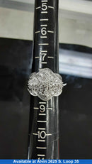 Women's Ring - White Gold 10k (.417) 6.9 grams Size 8