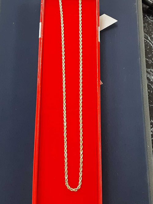 Rope Chain - Yellow Gold 10k (.417) 3.3 grams 20 inch