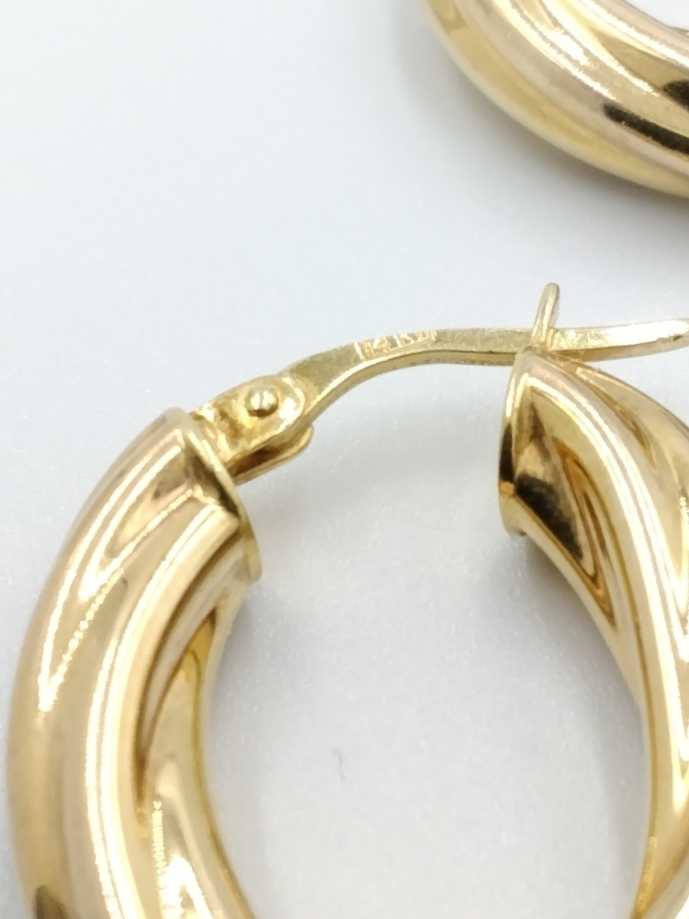 Shrimp Earrings - Yellow Gold 14k (.585) 3.8 grams