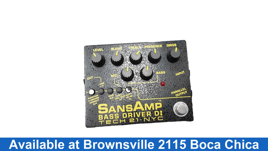 Sans Amp Bass Driver Black Classic Audio Interface