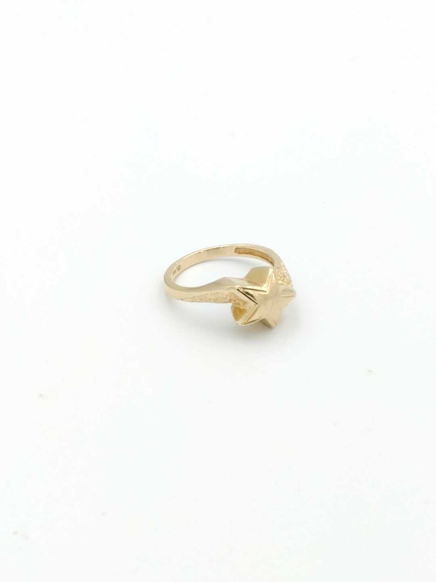 Women's Ring - Yellow Gold 14k (.585) 3.2 grams Size 7
