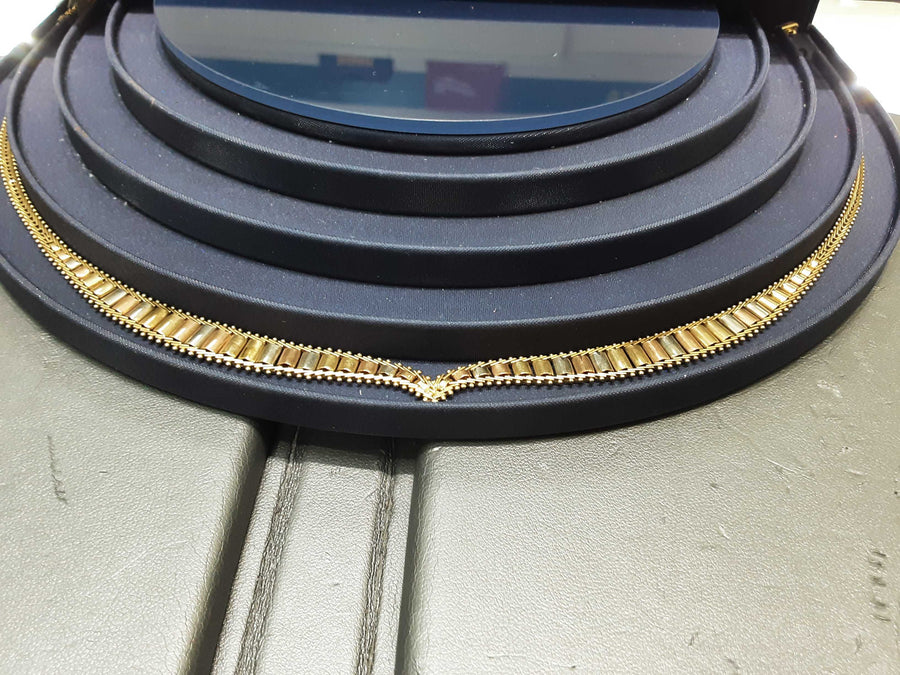 Chain - Tricolor Gold 14k (.585) 19.1 grams 20 inch