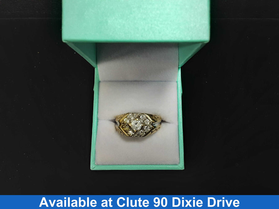 Ring - Wedding Band - Yellow Gold 14k (.585) 6.8 grams Size 9.5