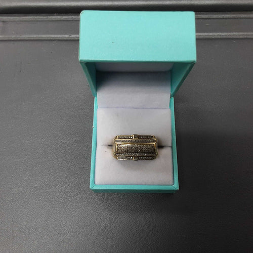Men's Ring - Yellow Gold 10k (.417) 5.9 grams Size 9.5
