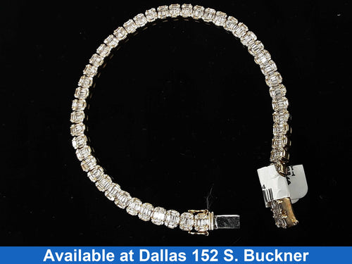 Tennis Bracelet - Yellow Gold 10k (.417) 19 grams 8 inch